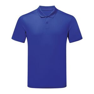 TriDri Mens Ion-Charge Panelled Polo Shirt / Royal Blue